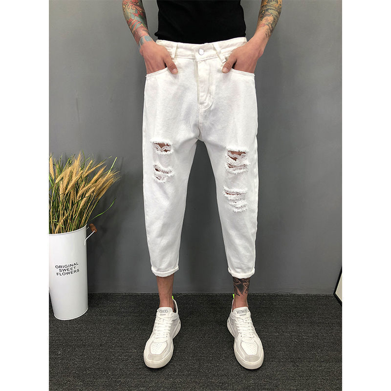 Casual Loose Fit Teenager Denim Pants