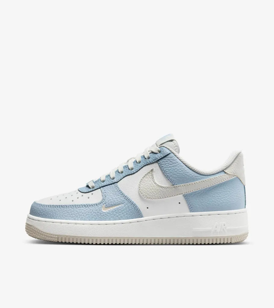   Air Force 1 07 Premium Men's Shoes Blue White  