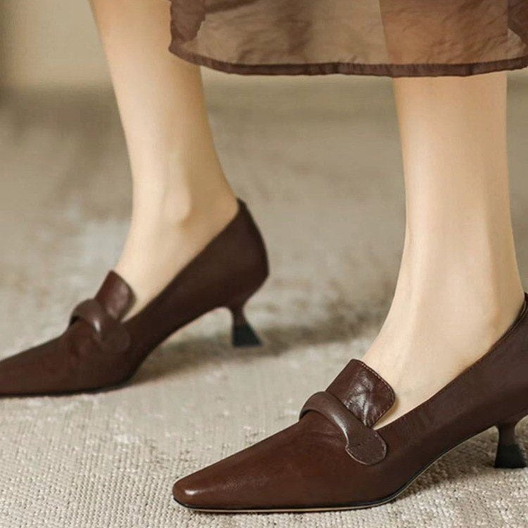 Retro French Style Niche Shoes