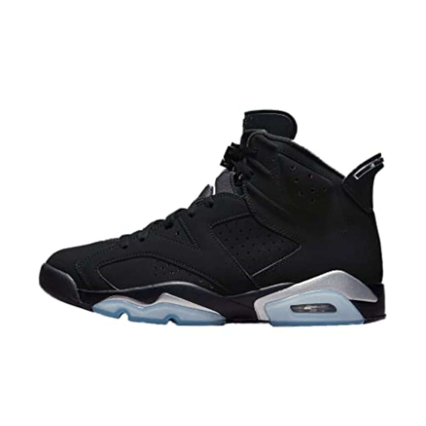   Jordan Men's Air 6 Chrome Black Bright Concord-aquatone  