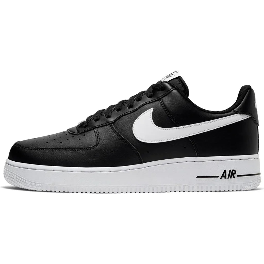   Air Force 1 07 Premium Men's Shoes Black White  
