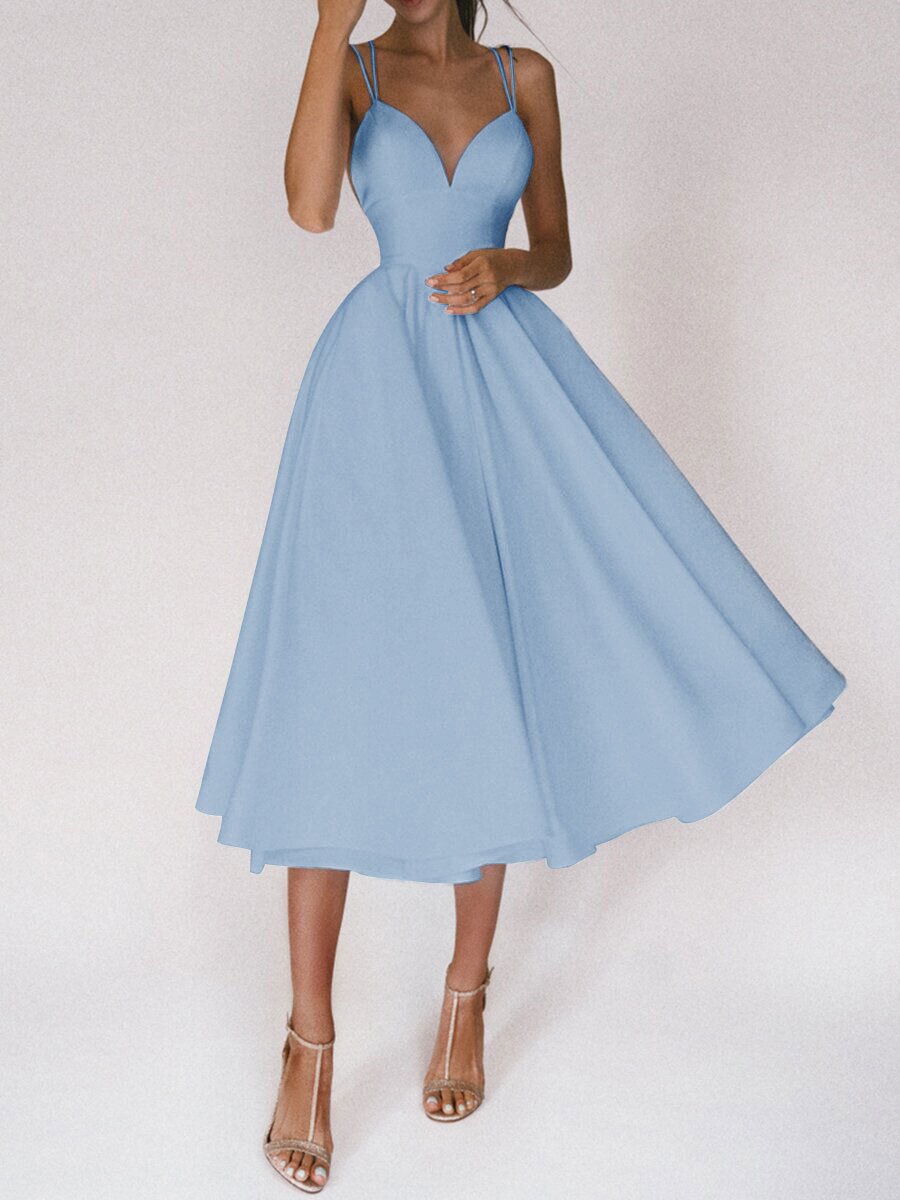 Sexy V-neck Suspender Dress For Women