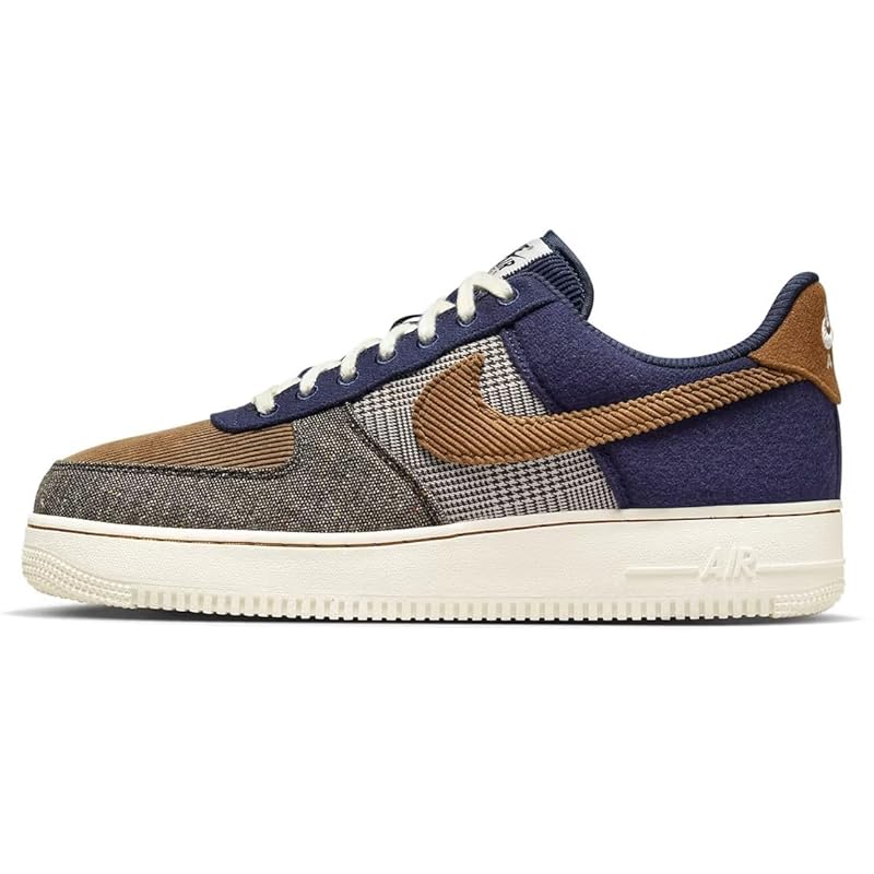   Air Force 1 07 Premium Men's Shoes Midnight Navy Ale Brown  