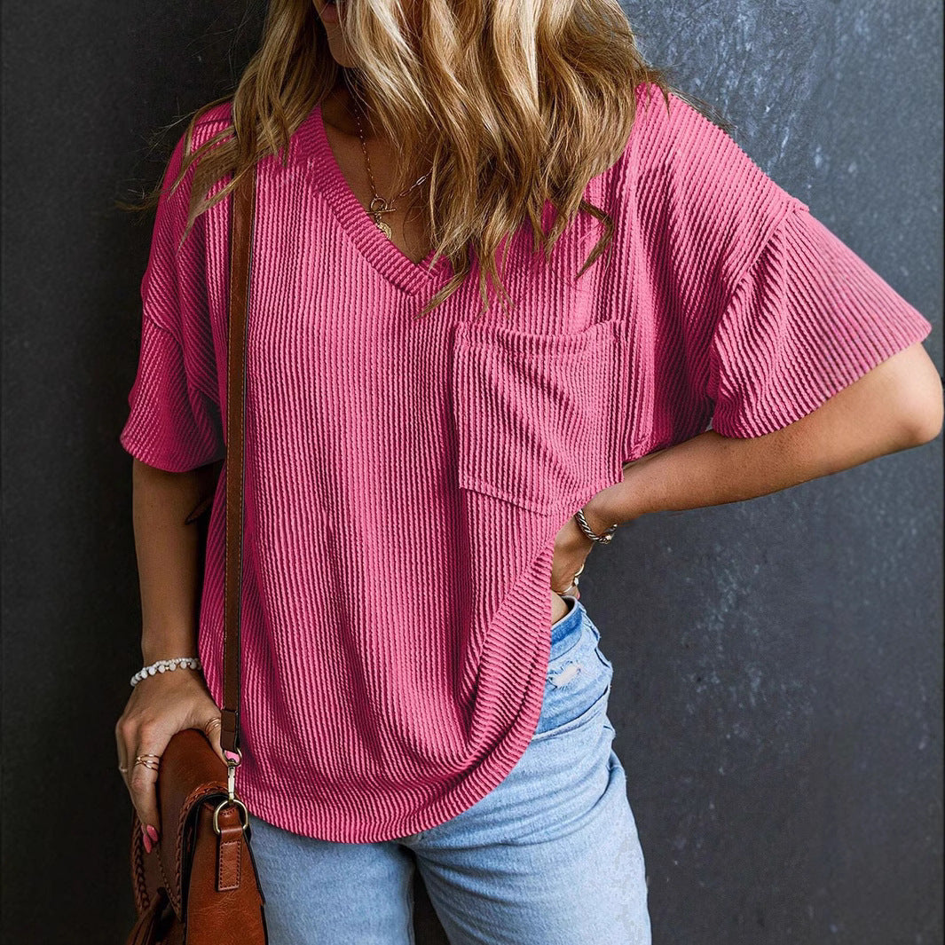 Loose Fit Short Sleeve Street Style Shirt