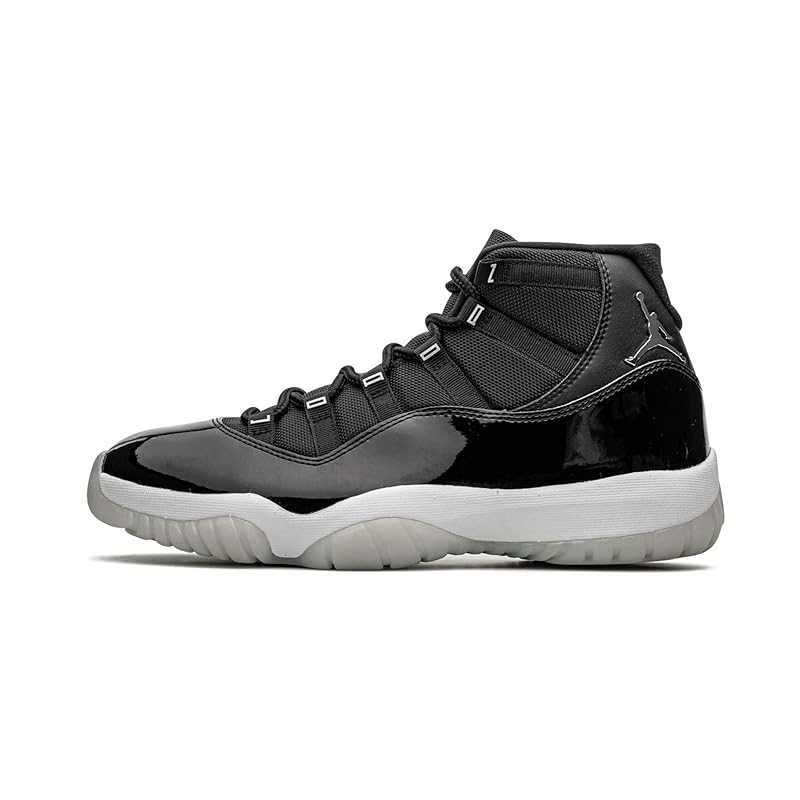   Jordan Men's Air 11 Retro Jubilee 25th Anniversary Gray Black White  