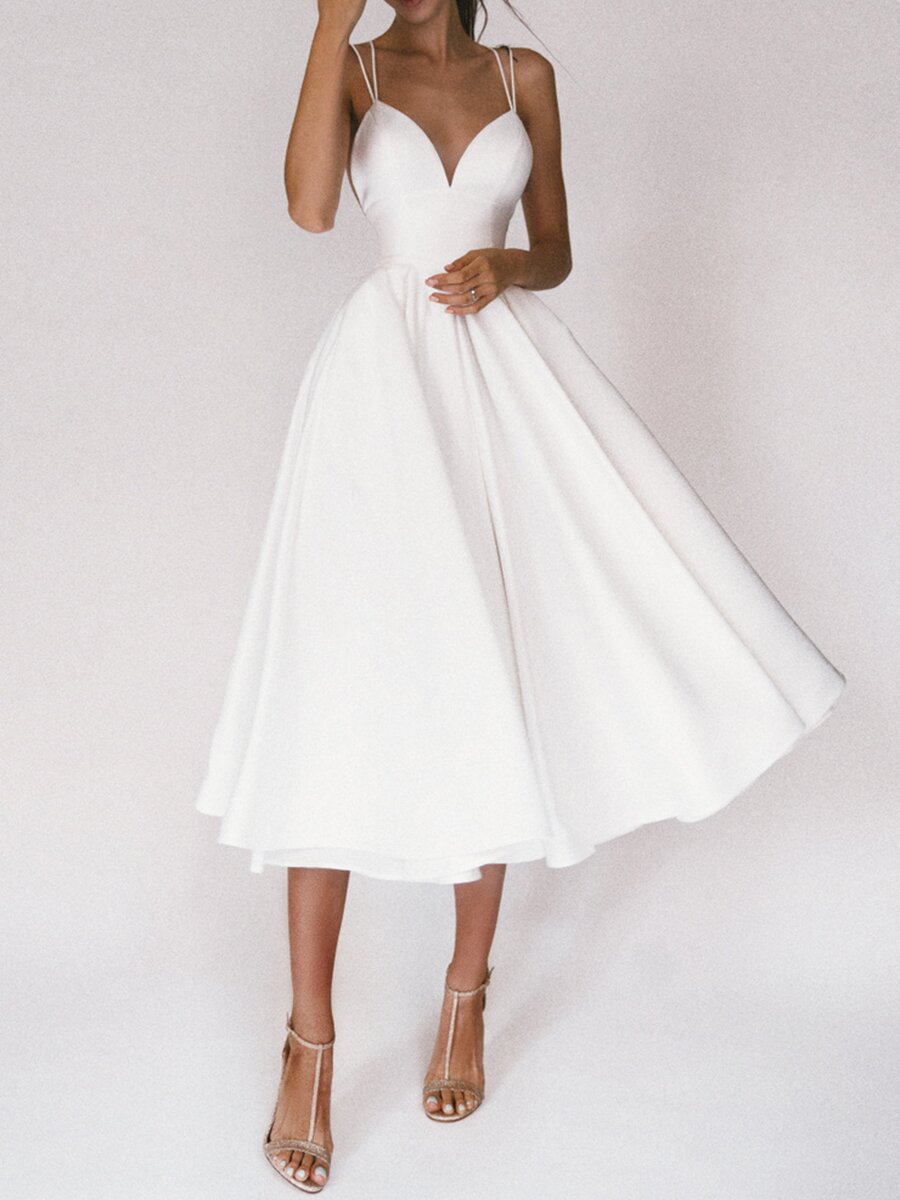Sexy V-neck Suspender Dress For Women