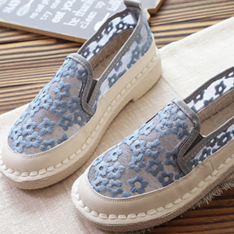 Breathable Floral Fisherman Shoes For Women