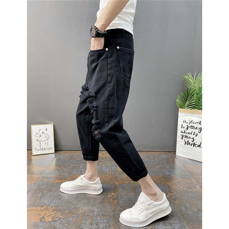 Casual Loose Fit Teenager Denim Pants