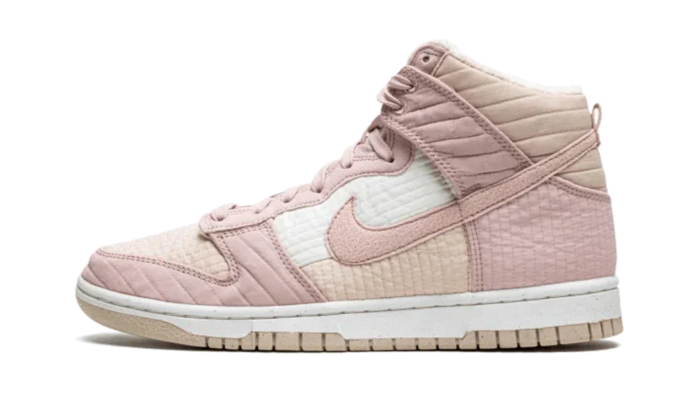   Dunk High Shoes Rusty Pink White Nature Pink Oxford  