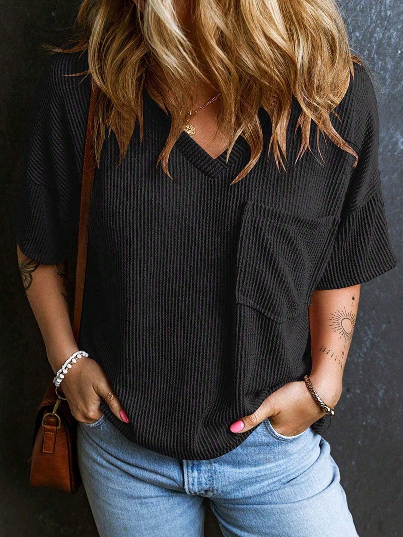 Loose Fit Short Sleeve Street Style Shirt
