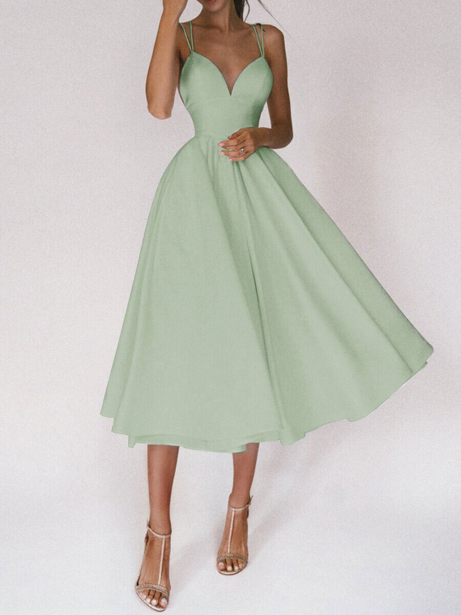 Sexy V-neck Suspender Dress For Women