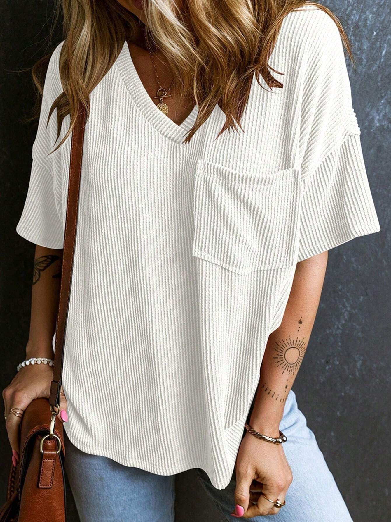Loose Fit Short Sleeve Street Style Shirt