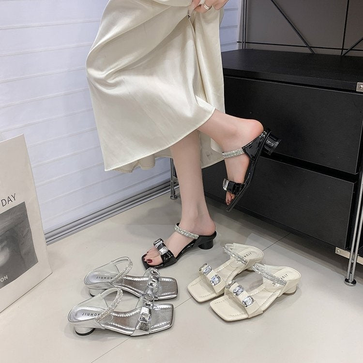 2026 Early Spring Fairy-Inspired Crystal & Rhinestone Sandals For Women