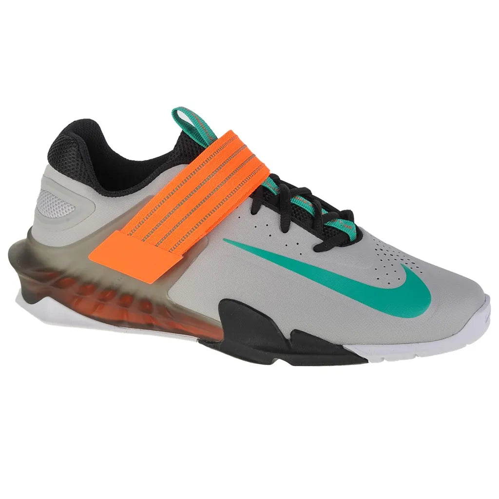   Savaleos Weightlifting Shoes Gray Green Orange  