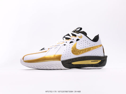 Air Zoom GT Cut 3 'CHBL' White Black Metallic Gold Sheppey Mart